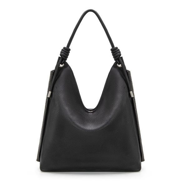Black Hobo Bags Slouchy Shoulder Ladies Purses Handbag Work :D - Picture 1 of 6